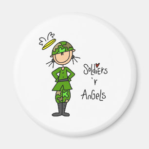 Soldaten sind Engel Magnet