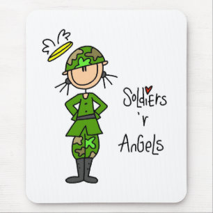 Soldaten sind Engel Mousepad