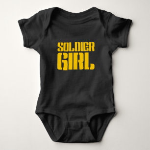 SOLDATENMÄDCHEN BABY STRAMPLER