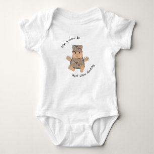 Soldatenpapi Baby Strampler