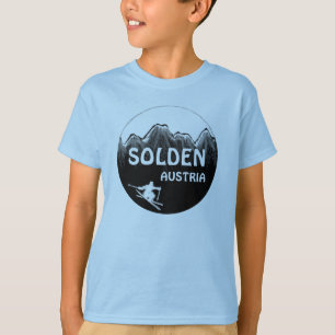 Solden Austria Blanken Skikartentee T-Shirt