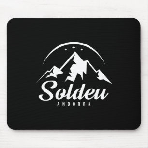 Soldeu Andorra Skigebiet Snowboarden Mousepad