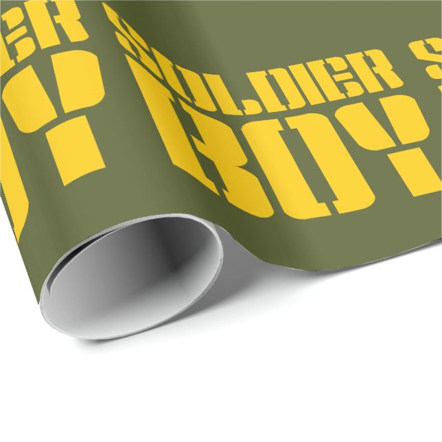 SOLDIER BOY GESCHENKPAPIER (Rolleneckpunkt)