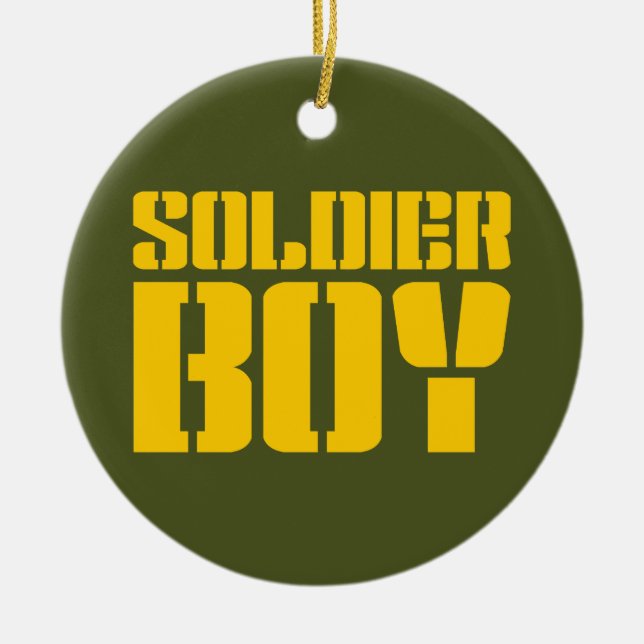 SOLDIER BOY KERAMIK ORNAMENT (Vorne)