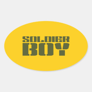 SOLDIER BOY OVALER AUFKLEBER