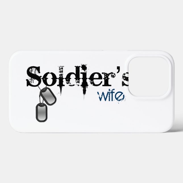 Soldier-Ehefrau Case-Mate iPhone Hülle (Rückseite (Horizontal))