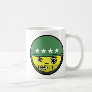 Soldier Face Coffee Tasse