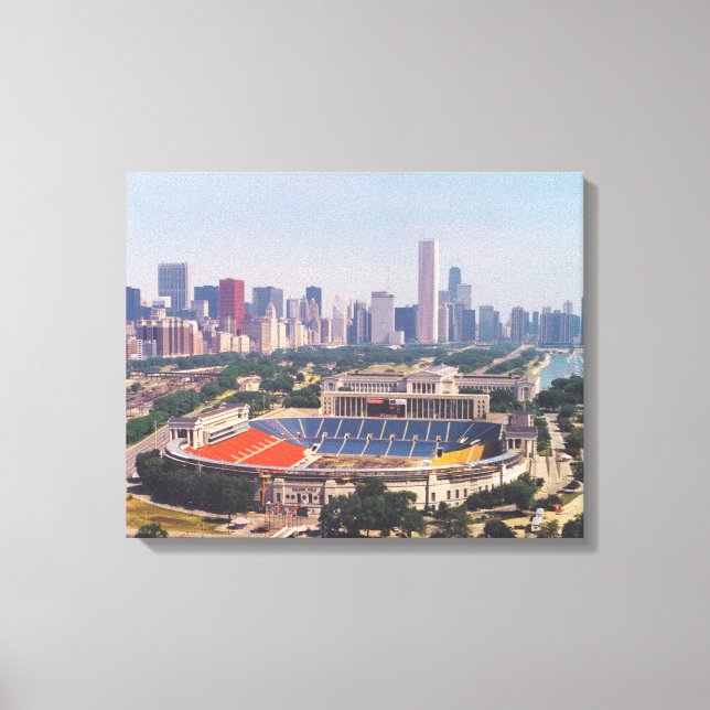 Soldier Field Skyline Leinwanddruck (Vorderseite)