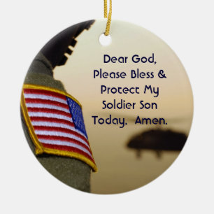 Soldier Gebet Ornament Son
