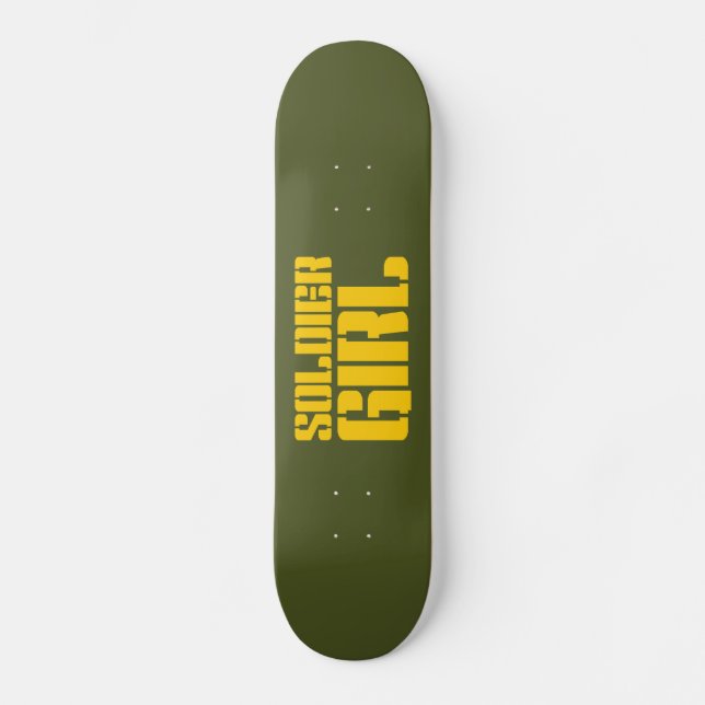 SOLDIER GIRL SKATEBOARD (Vorderseite)