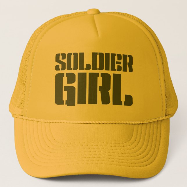 SOLDIER GIRL TRUCKERKAPPE (Vorderseite)