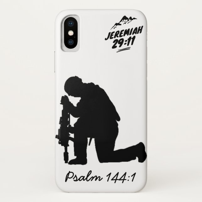 Soldier iPhone X Case (Rückseite)