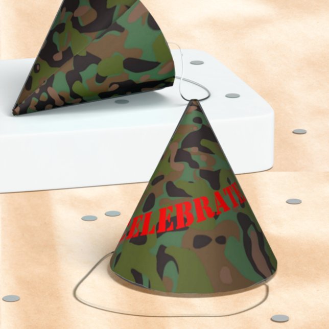 Soldier Joe GI Camouflage Partyhütchen (Von Creator hochgeladen)
