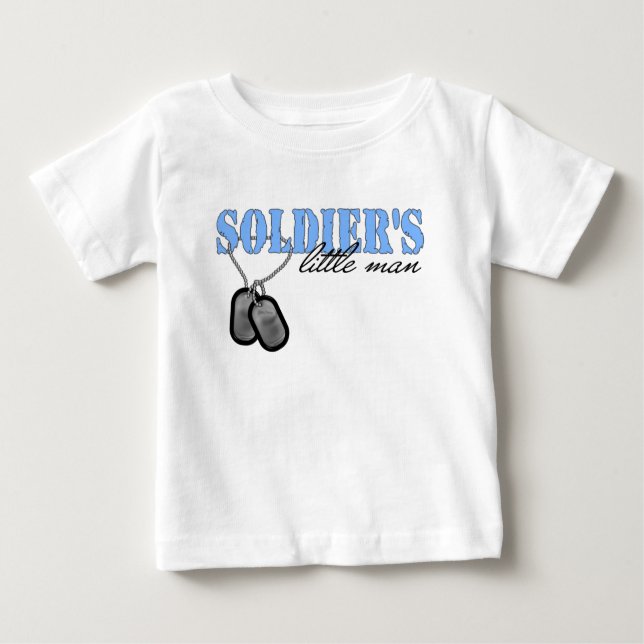 Soldier Kleiner Mann Baby T-shirt (Vorderseite)