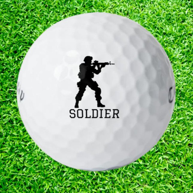 SOLDIER Militär-Golfgeschenke! Golfball (From army-themed golf balls to unique presents for active duty or retired soldiers)