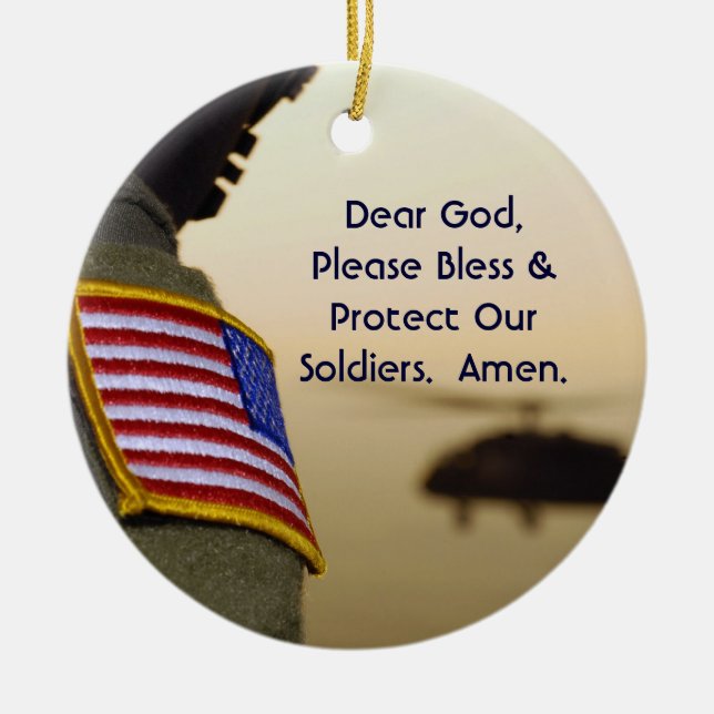 Soldier Prayer Ornament (Vorne)