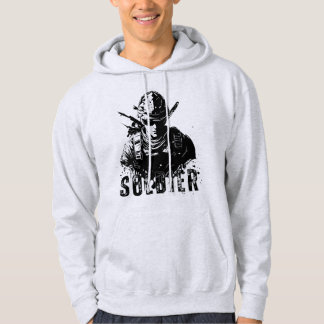 Soldier Print Hoodie