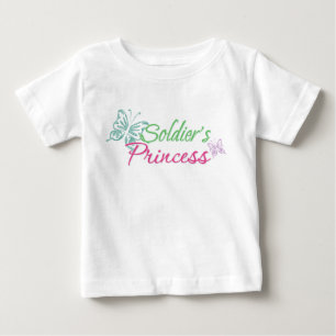 Soldier-Prinzessin Baby T-shirt