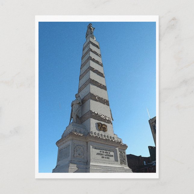 Soldier Sailor Monument Postkarte (Vorderseite)