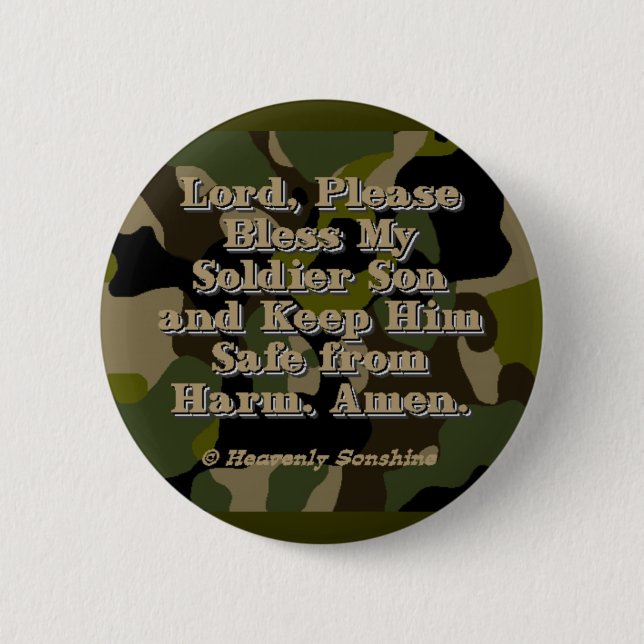 Soldier Son Prayer Button (Vorderseite)