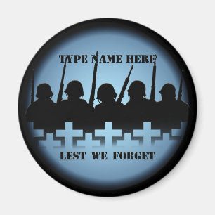 Soldier Tribute Magnet, damit wir das Kriegsmagnet Magnet