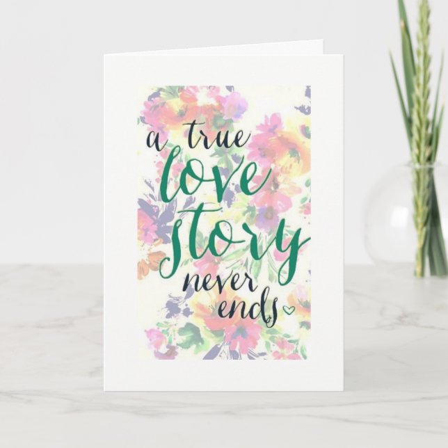 **SOLDIER** WIR HABEN EINE UNENDENDE **LIEBE STORY KARTE (Vorderseite)