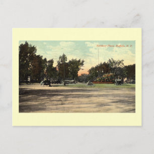 Soldiers Place, Buffalo NY 1908 Vintage auf Deutsc Postkarte