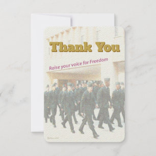 Soldiers Song Dankeskarte