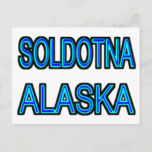 Soldotna Alaska Postkarte