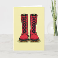 Sole Mate Love Stiefel Karte