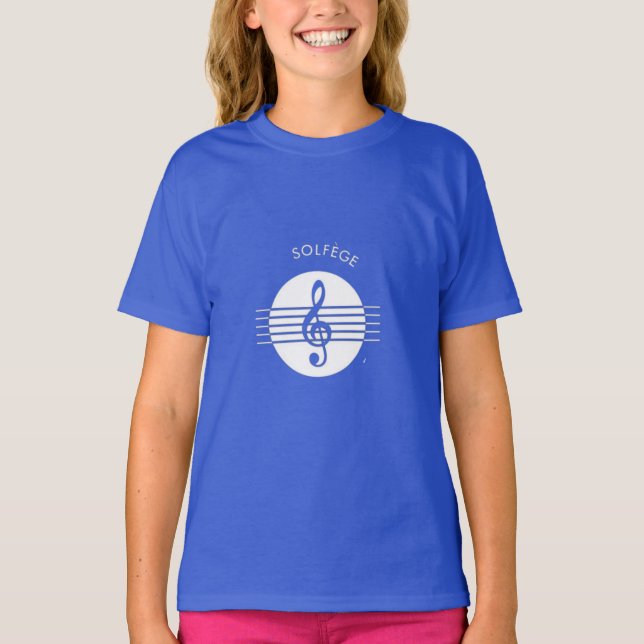 Solfege Music Symbol T - Shirt (Vorderseite)