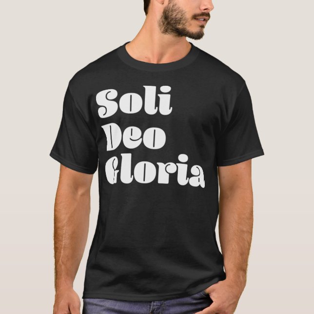 Soli Deo Gloria _2 T-Shirt (Vorderseite)