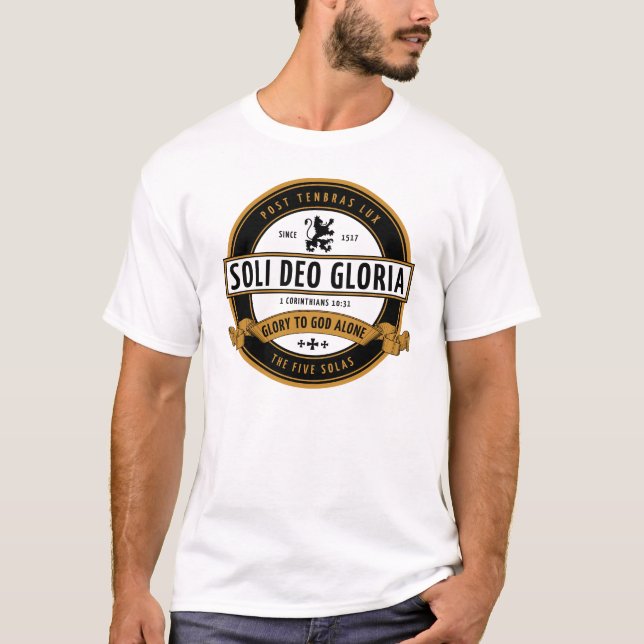 Soli Deo Gloria T-Shirt (Vorderseite)