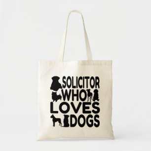 Solicitor, der Hunde Lieben Tragetasche