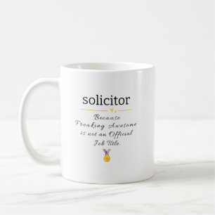 Solicitor Funny Job Title Kaffeetasse
