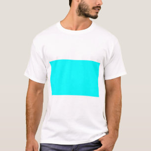 Solid Aqua Blue T-Shirt