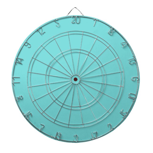 Solid Aquamarine Dartboard Dartscheibe (vorne)