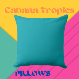 Solid-Aquamariner Kissen