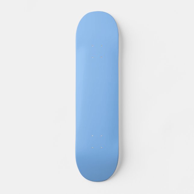 Solid Baby Blue Skateboard (Vorderseite)