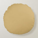 Solid Beige Rundes Kissen<br><div class="desc">Eine niedliche beige Farbe mit einer leeren Textvorlage in drei Zeilen. Klicken Sie auf Personalisieren, um kurze Wörter oder Namen hinzuzufügen, oder kaufen Sie es so, wie es ist, als eine passende feste Farbe. Wenn Sie das Wort in der Mitte gewollt haben, verließ Sie bitte die erste Zeile leer, und...</div>