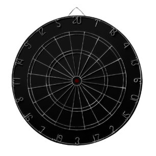 Solid Black Dartboard Dartscheibe