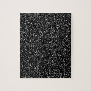 Solid Black Glitzer Puzzle