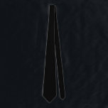 Solid Black Krawatte<br><div class="desc">Solid schwarzer Nackenschuh für Abschlüsse, Geburtstage, Hochzeiten und vieles mehr.</div>