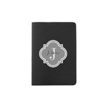 Solid Black Monogramm