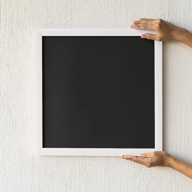 Solid Black Poster (Von Creator hochgeladen)