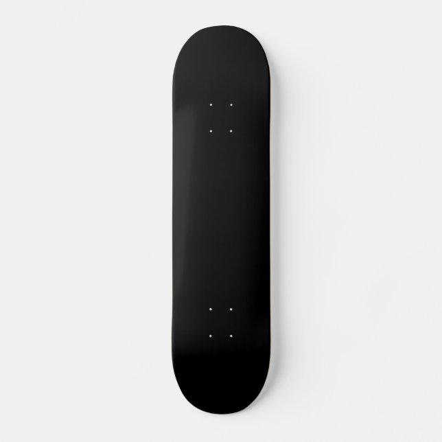 Solid Black Skateboard (Vorderseite)