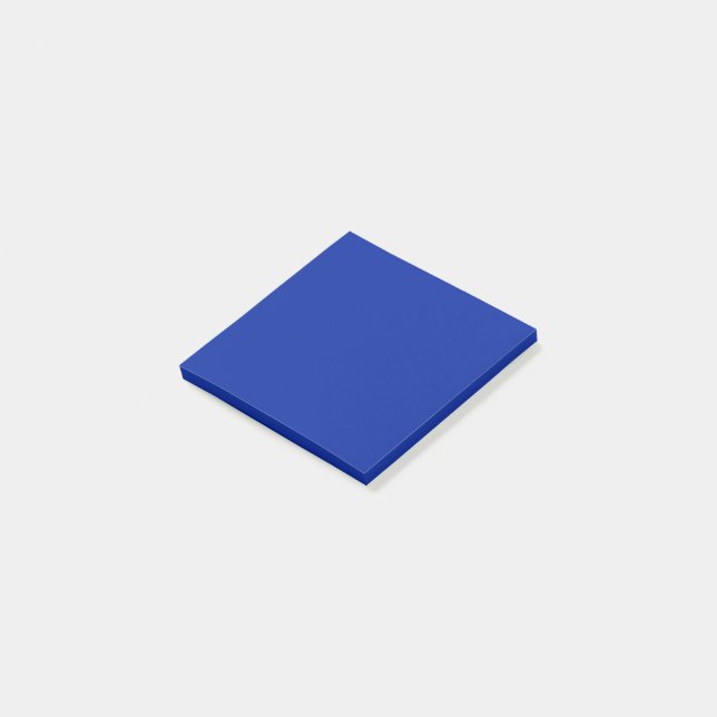 Solid Blue Color | Hex# 00239C Post-it Klebezettel (angewinkelt)