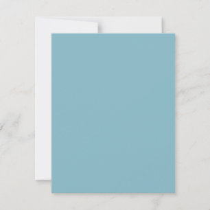 Solid Blue Pastel Tone Minimalistisch Beruflich Mitteilungskarte