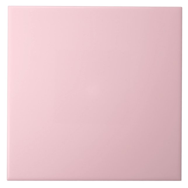 Solid Blush Pink Fliese (Vorderseite)