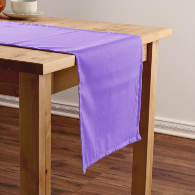 Solid Bright Lavender Lila Table Runner Kurzer Tischläufer (Beispiel)